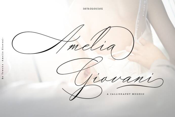 Amelia Giovani Font Download - FontsPad.com