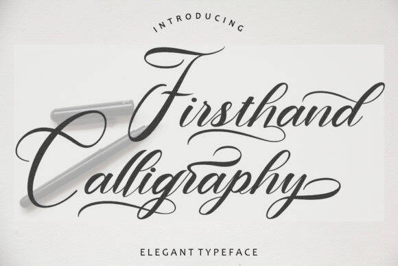 Firsthand Calligraphy Font Download - FontsPad.com