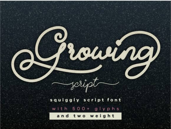 Growing Font Download - FontsPad.com