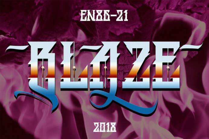 BLAZE Font Download - FontsPad.com