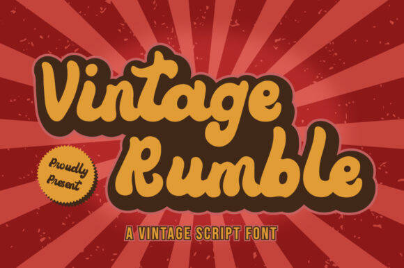 Vintage Rumble Font Download - FontsPad.com