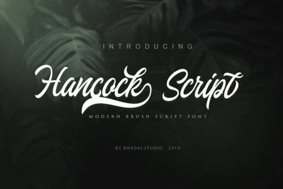 Hancock Font Download - FontsPad.com