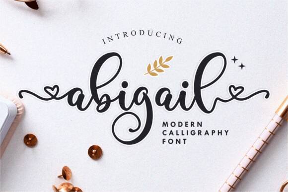 Abigail Font Download - Fontspad.com